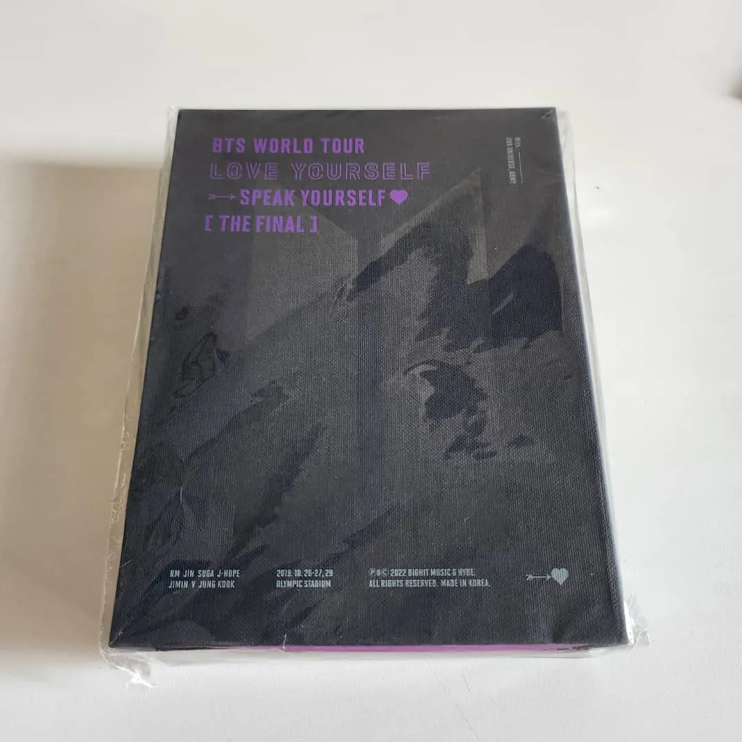 پکیج تور BTS world tour: Love yourself speak yourself ورژن blue ray
